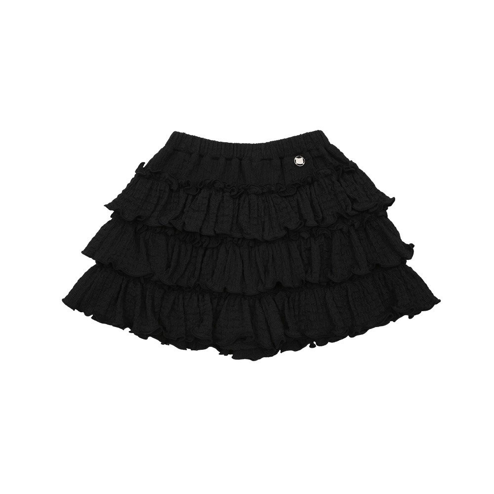 Cancan rufflel shorts (BLACK)