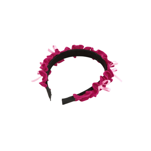 [2차 프리오더 15% 할인율 적용] Ribbon frill hairband (PINK)