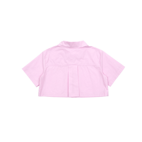 Pink cropped shirt