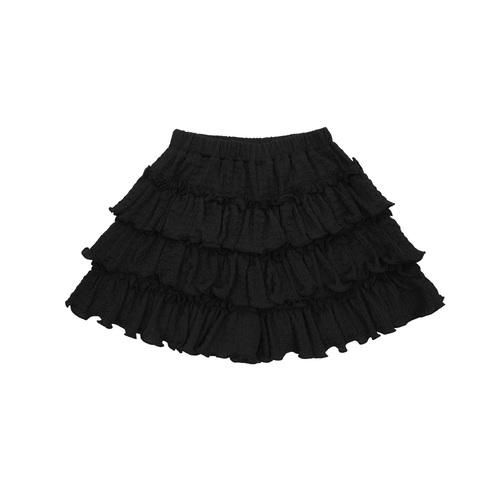 Cancan rufflel shorts (BLACK)