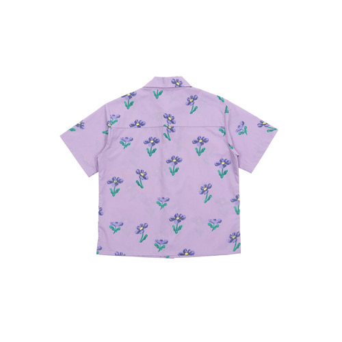 Purple flower shirt