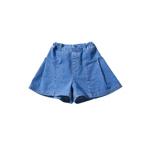 [여유수량 ~6/12 1시까지 15% 할인율 적용] BEJ Denim pleats shorts