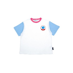 [여유수량 ~6/12 1시까지 15% 할인율 적용] BEJ Color block t-shirt