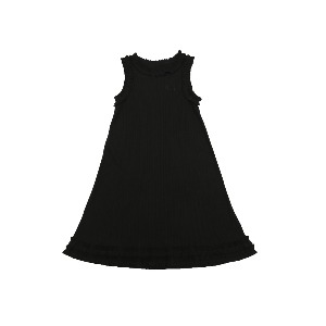[여유수량 ~6/12 1시까지 15% 할인율 적용] BEJ Two-line frilled cotton dress