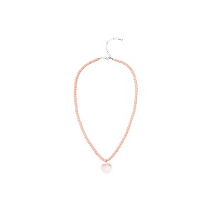[바로배송] Heart necklace (PINK)