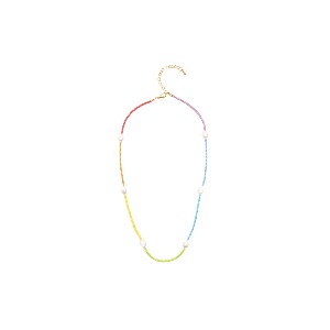 [바로배송] Rainbow pearl necklace