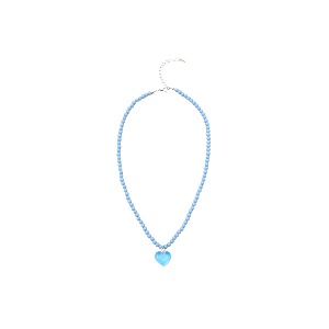 [바로배송] Heart necklace (BLUE)