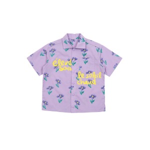Purple flower shirt