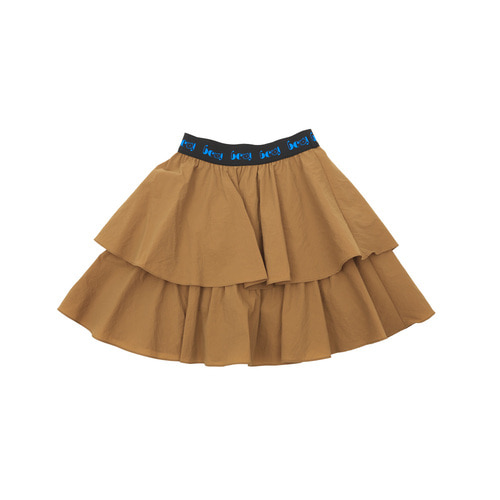 [바로배송] Cancan ruffle skirt x shorts (CAMEL)