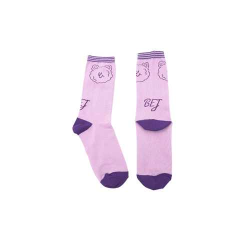 [바로배송] Bear socks (PURPLE)
