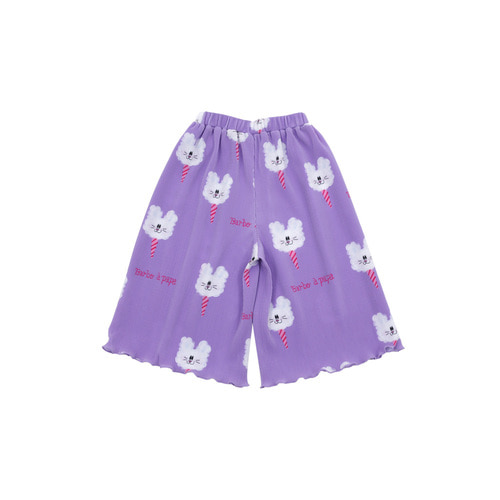 [바로배송] Rabbit cotton candy pleats pants