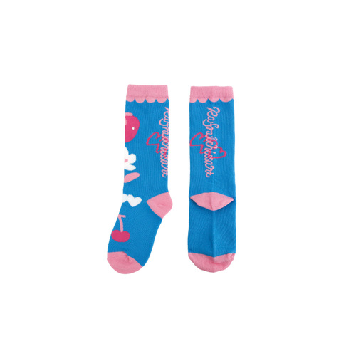 [바로배송] Strawberry cherry knee socks