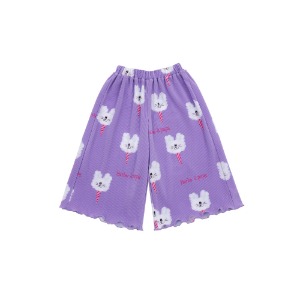 [바로배송] Rabbit cotton candy pleats pants