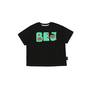 BEJ logo t-shirt (BLACK)